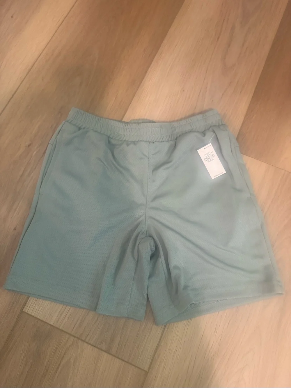 Old Navy Active Go-Dry Light Green Kids Athletic Shorts